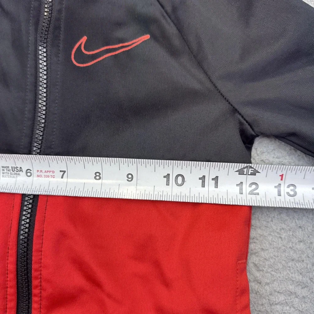 Nike Jacket Youth 4T‎ Red Black Full Zip Track Athletic 3-4Yrs 98-104CM School